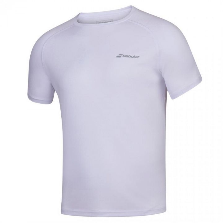 Babolat Play Crew Neck Tee White